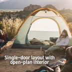 Kelty Tallboy Family Car Camping Tent, 4 or 6 Person Freestanding Shelter, Large Capacity, Stuff Sack Included. 2022