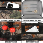 Pardick Soft Cooler Bag Forest Camo Camouflage Insulated Lunch Box for Men & Women, Large Leakproof Lunch Bag Portable Beach Cooler for Work, Picnic, Road Trips,Fishing, Travel, Camping,A-1