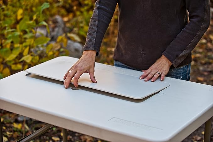 Coldcreek Outfitters Outdoor Portable Processing Station (Gray, 32X36X23-Inch)