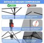 GDY 10x10 FT Pop Up Canopy Tent with One Push Setup,Setup Gazebo with 4 PVC Transparent Sidewalls,Easy Carry for Events, Parties, Camping, Blue.