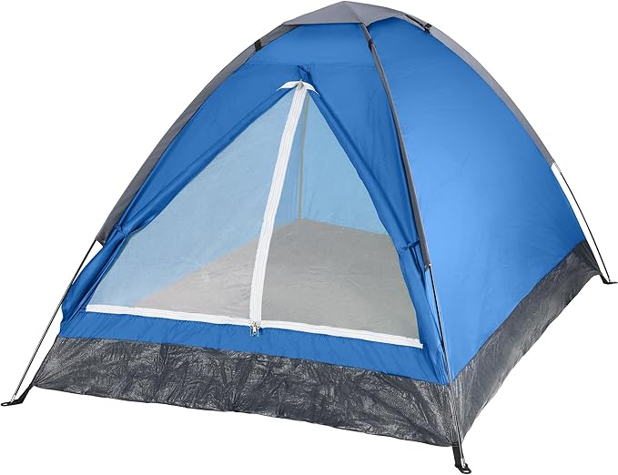2 Person Camping Tent with Rain Fly and Carrying Bag - Lightweight Outdoor Tent for Backpacking, Hiking, or Beach Use by Wakeman Outdoors