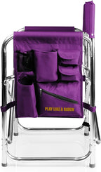 Picnic TIME NFL Unisex-Adult NFL Sports Chair with Side Table, Beach Chair, Camp Chair for Adults