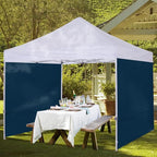 COOSHADE Instant Canopy SunWall 10x10 Canopy SideWall for Pop up Canopy Tent, 1 Pack Sidewall Only, Navy Blue