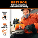 Jetboil TrailCook 1.2L Camping and Backpacking Stove Cooking System with Adjustable Heat Control, New for 2026