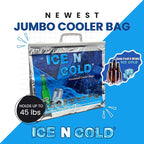 Insulated Picnic/Shopping Cooler Bags for Groceries, Camping, Hiking, Beach, Travel | Lightweight Soft Collapsible | Fast Same Day Shipping