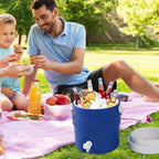 Sports Cooler Water Beverage Dispenser, 3.8L Insulated Drink Cooler Dispenser with Spout, Portable Water Jugs for Outdoor Events, Camping, Party, Sports