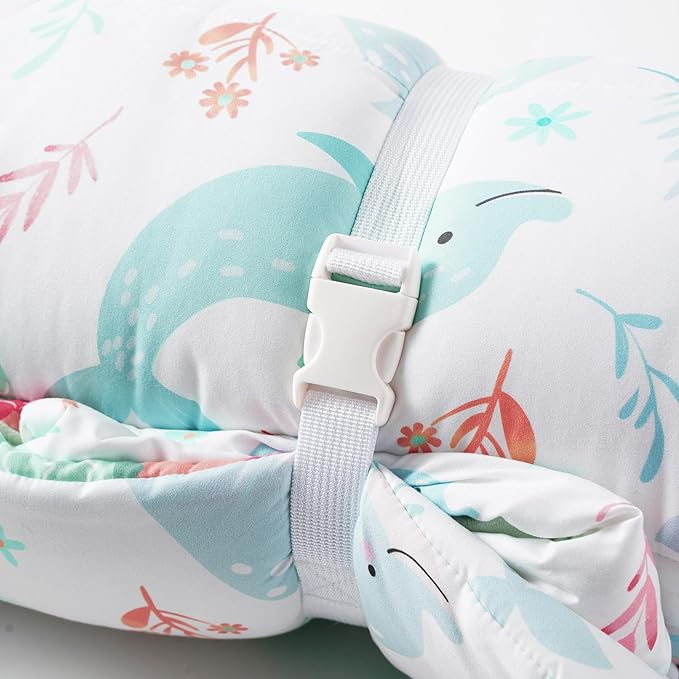 Bunnikins & Clover Toddler Nap Mat with Removable Pillow, Nap Mats for Preschool, Easy Clean Toddler Nap Pad for Kindergarten, Kids Sleeping Bag for Travel Camping