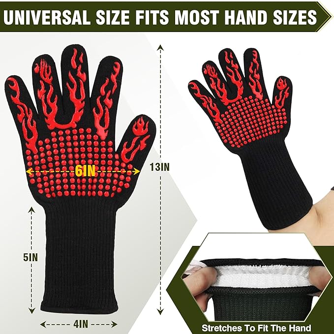 Bestfire 150,000 BTU 2 Burner Propane Camping Stove with Auto Ignition, Windpanel & Free Work Gloves, Portable Outdoor Gas Cooker with Removable Legs, Side Shelves & Carry Bag for Camping, BBQ