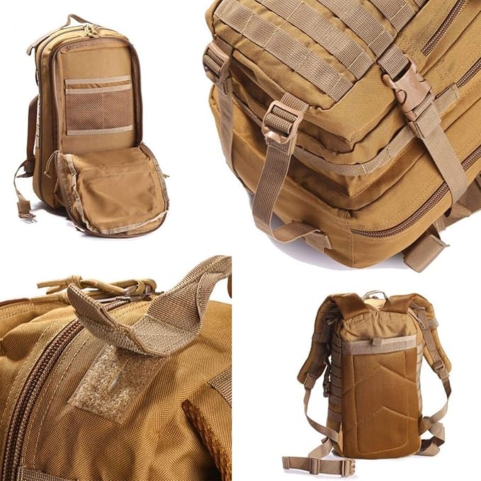 Luminary Tactical Trauma Kit Fully Stocked First Aid Kit Backpack EMS/EMT First Responder Medical Bug Out Bag for Preppers Professionals and Outdoorsman (Coyote Tan)