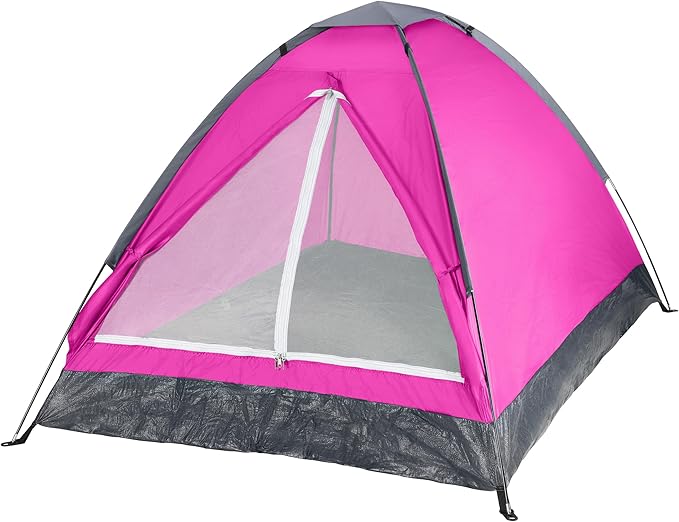 2 Person Camping Tent with Rain Fly and Carrying Bag - Lightweight Outdoor Tent for Backpacking, Hiking, or Beach Use by Wakeman Outdoors