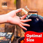 400 pcs Fire Starter - Natural Fire Starters for Campfires, Fire Pit, Pizza Oven, Fireplace, Smoker, BBQ, Pellet Stove & Wood - Fire Starters for Grill, Charcoal Starter