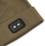 POWERCAP LED Hat Light 150 Lumens Rechargeable Fleece Beanie with Bright Built-in Headlamp Waterproof LED Warm One Size Cap