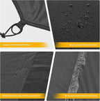 Naturehike Ranch Fire Teepee Tent, Cold Weather Winter Hot Tent with Stove Jack, 4-6 Person Waterproof Windproof 4 Season Tents for Camping