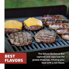 Camp Chef Deluxe BBQ Grill Box, Single Burner Accessory, Cooking Dimensions: 14 in. x 16 in, Black