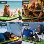 Gear Doctors ApolloAir 5.2 R-Value [25oz] Ultralight Insulated Inflatable Camping Sleeping Pad — Backpacking Sleeping Pad — Camping Mattress Compact Lightweight for Hiking—Air Mattress for Backpacking