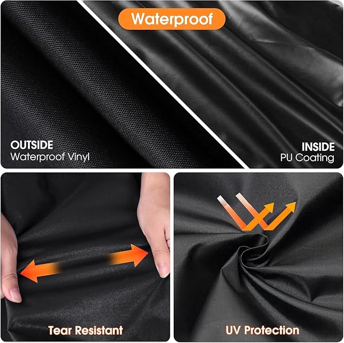 Grill Cover for Weber Slate 30" Griddle, 71inch Outdoor Grill Cover Waterproof for Weber Slate 3400119 Accessories for Flat Top Gas Griddle 1500014-71" L x 24" W x 40" H