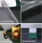 Pop Up Tents for Camping, 2-3 Person Camping Tent 60s Automatic Easy Setup Dome Tent, Waterproof Family Camping Tents, Lightweight Tents for Camping Hiking Backpacking Fishing Hunting