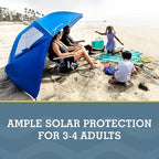 Sport-Brella Super-Brella SPF 50+ Sun and Rain Canopy Umbrella for Camping, Beach and Sports Events
