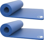 Foam Sleeping Pad for Camping - 1.25-Inch-Thick Waterproof Sleep Pad with Carry Straps for Cots, Tents, or Sleepovers by Wakeman Outdoors (Black)