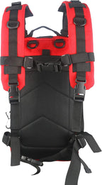 Lightning X Stocked EMS/EMT Trauma & Bleeding First Aid Responder Medical Backpack + Kit (Red)