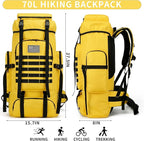 Hiking Backpack for Men 70L/100L Camping Backpack Military Rucksack Molle 3 Days Assault Pack for Climbing | Camping Backpack, 3 Days Assault Pack, for Climbing