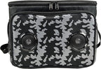 Insulated Cooler Bag Bluetooth Speakers 24 cans 2 gallons Food Drinks | Rechargeable Battery Supports iOS & Android | Leakproof Foldable Travel Camping Hiking
