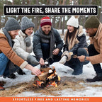 10lb Fatwood Fire Starter Sticks | 100% Natural Fire Starters for Campfires, Firepit, Fireplaces, BBQ, Wood Stoves | Easy Ignition w/Just 2 Sticks | Camping Essentials by Billy Buckskin (10lb Box)