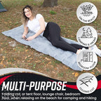 Vaygway Outdoor Camping Cot Pads Mattress- Soft Comfortable Lightweight Thick Cotton Sleeping Cot- Portable Hiking, Traveling, Backpacking Waterproof Bottom Pad Mattress