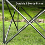 Double Camping Chairs Folding Chair Camping Loveseat Oversized 2 Person Camp Chairs for Adults Camping Couch Two Person Lawn Chairs Outdoor Sport Chair