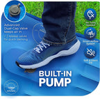 Premium Double Sleeping Pad for Camping - Camping Mattress 2 Person XL with Built-in Pump - 6.9" Thick Camping Bed for Adults - Indoor, Beach & Pool Use