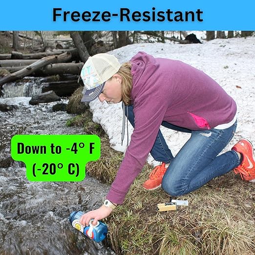 H2gO Global Survival Water Purifier, 2.5 mg/L, Camping Water Purifier, Tactical Survival Gear, Emergency Water Filtration. Hiking Gear Essential with Virtually Unlimited Purification.