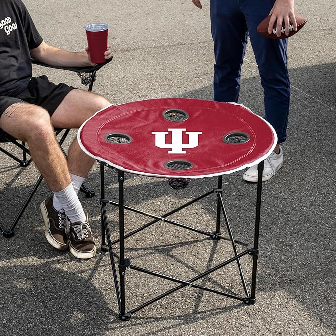 Logo Brands Officially Licensed NCAA Unisex Round Table, One Size, Team Color