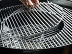 Weber Master-Touch Charcoal Grill, 22-Inch, Slate Blue – Premium Outdoor BBQ Grill with Tuck-Away Lid Holder & One‑Touch™ Cleaning System, Porcelain‑Enameled Kettle
