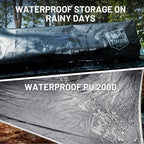 TIMBER RIDGE 19x9.8ft Retractable Car Awning with Blackout Coating, 186ft² Roof Rack Pull-Out Sun Shade Overland Camping, UPF50+ Waterproof Sun Shelter for Vehicle/Truck/Jeep/SUV/Van Grey