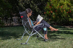 Picnic TIME NCAA Unisex-Adult NCAA Outdoor Rocking Camp Chair, XL Heavy Duty Camping Chair for Adults
