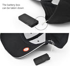 Hands Free Rechargeable LED Baseball Cap Hat for Outdoor Hip Hop Party Holiday