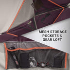 Coleman Skydome Tent with 5 Minute Setup, 2/4/6/8-Person Weatherproof Tent with Rainfly & Carry Bag, 20% More Headroom Than Traditional Canopies
