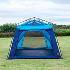 KTT Extra Large Tent 10-12-14 Person(A),Family Cabin Tents,2 Rooms,3 Doors and 3 Windows with Mesh,Straight Wall,Waterproof,Double Layer,Big Tent for Outdoor,Picnic,Camping,Family Gathering