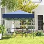 Tangkula 6.6x6.6 Ft Pop Up Canopy, 1 Person Instant Setup Canopy Tent with Center Lock, UPF 50+ Sun Protection, 8 Stakes, 4 Ropes, Portable Outdoor Canopy with Carrying Bag