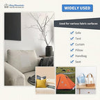 KING MOUNTAIN Canvas Repair Patch 9 x11 Inch 4 Pcs Self-Adhesive Waterproof Fabric Patch for Sofas, Tents, Furniture,Tote Bags, Car Seats (Dark Grey 2.0)