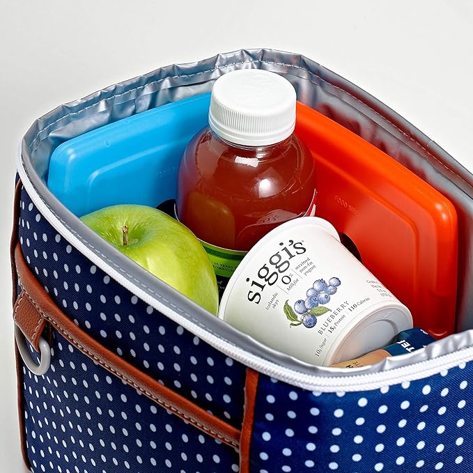 Cool Coolers by Fit & Fresh Slim Ice Packs,Quick Freeze Space Saving Reusable Ice Packs for Lunch Boxes or Coolers,Multi Colored,(Pack of 48)