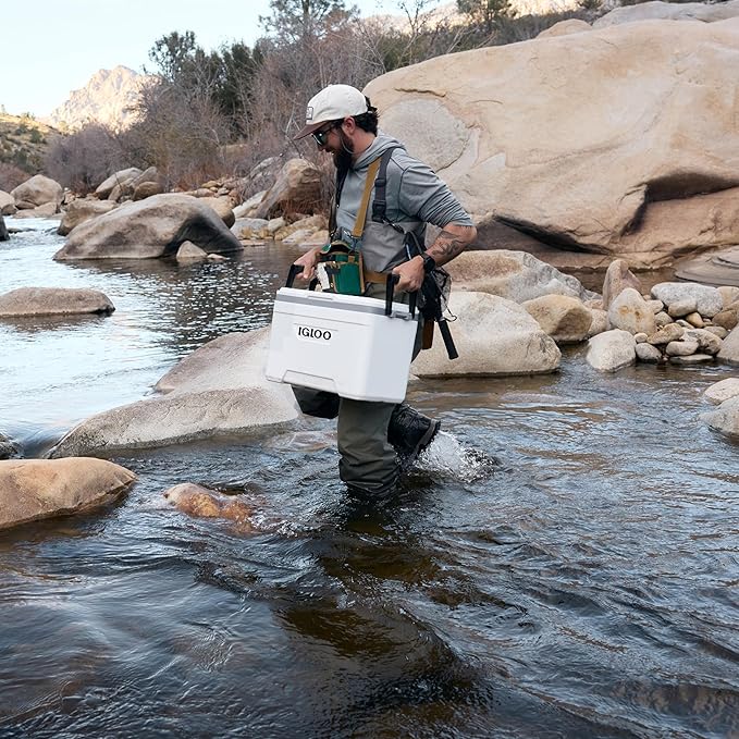 Igloo Marine Cooler | Insulated Hard Shell Ice Chest |Great for Fishing, Camping, Boating, & More