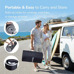 Memory Foam Camping Mattress 2.5 inch, Cot Pads, Single Small Portable Roll Up Camping Sleep Topper with Waterproof and Non-Slip Bottom, Camping Car Mat with Travel Bag, 72"×24"×2.5", Grey