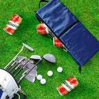 Golf Cooler Bag Golf Cooler Sleeve - Holds 6 Beer Cans or 2 Wine Bottles Cold Golf Accessories Gifts for Men Dad Husband, Insulated Beer Cooler for Golfing, Beach Days, Picnic