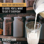 Ready Hour, Bulk Powdered Milk, Real Non-Perishable Whey, 25-Year Shelf Life, Portable Emergency and Adventure Food Supply, Durable Flood Safe Container, 144 Servings