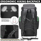 Hiking Backpack for Men 70L/100L Camping Backpack Military Rucksack Molle 3 Days Assault Pack for Climbing | Camping Backpack, 3 Days Assault Pack, for Climbing