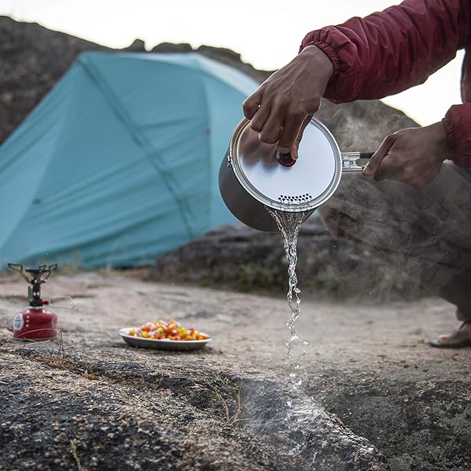 MSR Nonstick Ceramic Coated 2-Pot Camping Cook Set