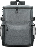 Cooler Backpack 33/40 Cans Coolers Insulated Leak Proof for Men & Women, Waterproof Soft Sided Lunch Camping Beach Travel Ice Chest Bag Hiking Picnic Backpack