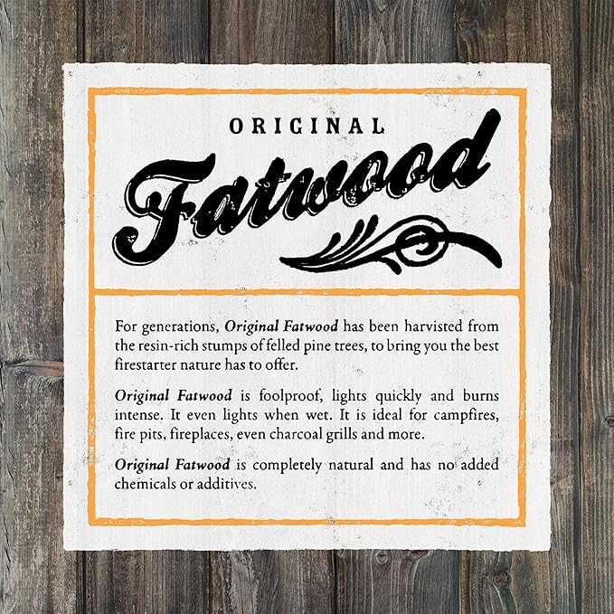 Fatwood Fire Starter Sticks 10lb Box - Indoor or Outdoor 100% All Natural Pine Fire Starters for Campfires, Fireplace, Firepit, Wood Stove, or BBQ Grill - Kindling Wood Firewood Lighter by Pure Garden