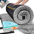 3 Inch Memory Foam Camping Mattress, Dual Layer Thick Sleeping Camp Pad for Car Tent Cot, Roll-Up Portable Glamping Floor Bed for Guests Sleepover
